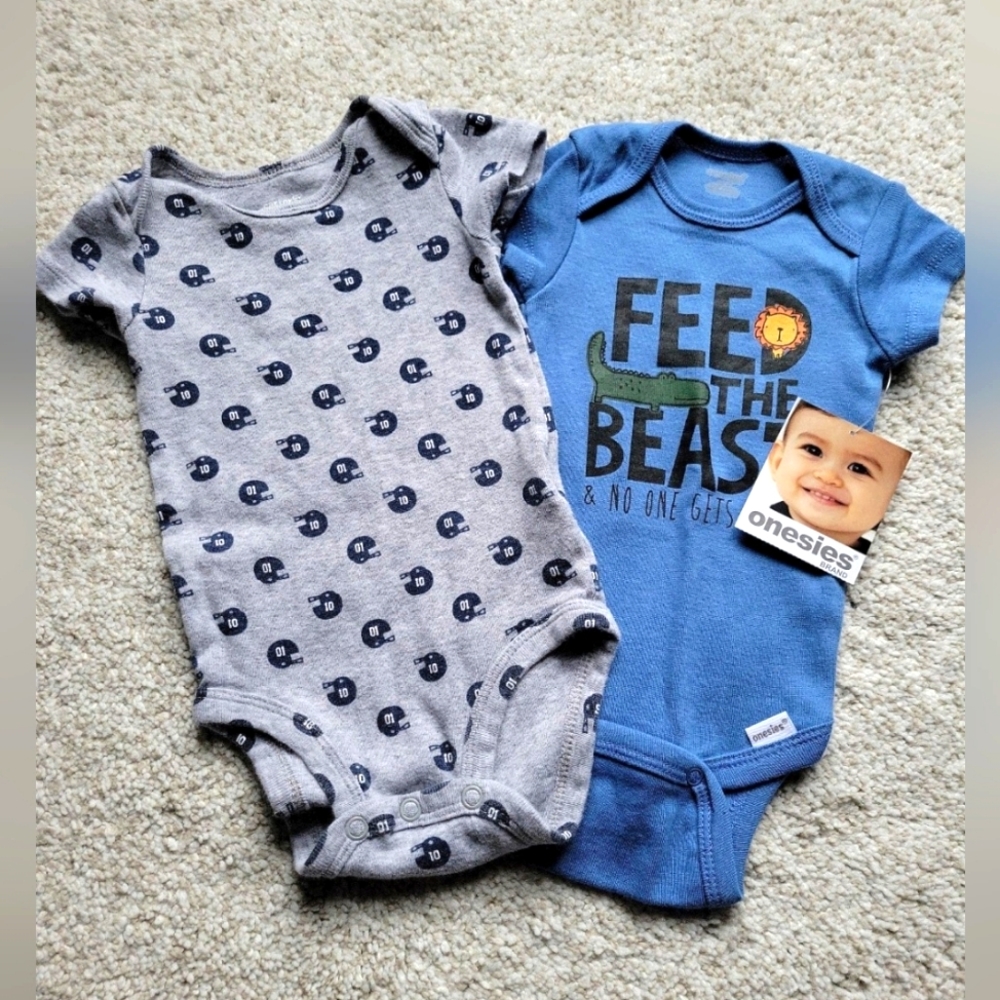 Baby Boy Onesies Bundle...size 0-3 mos